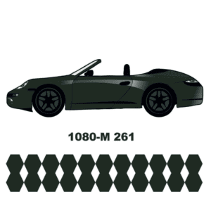 3m araç kaplama folyosu 2080 - m261 mat koyu gri