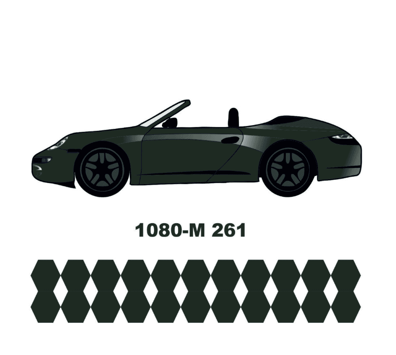 3M Araç Kaplama Folyosu 2080 - M261 Mat Koyu Gri