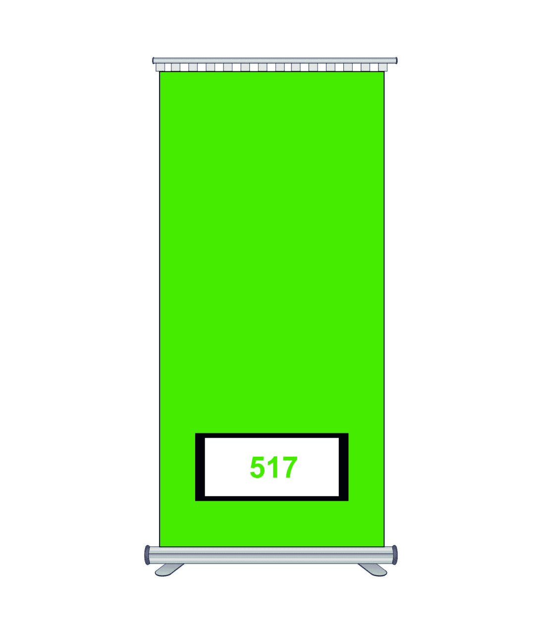 Avery Dennison 517 Kesim Folyosu-Gloss Light Green