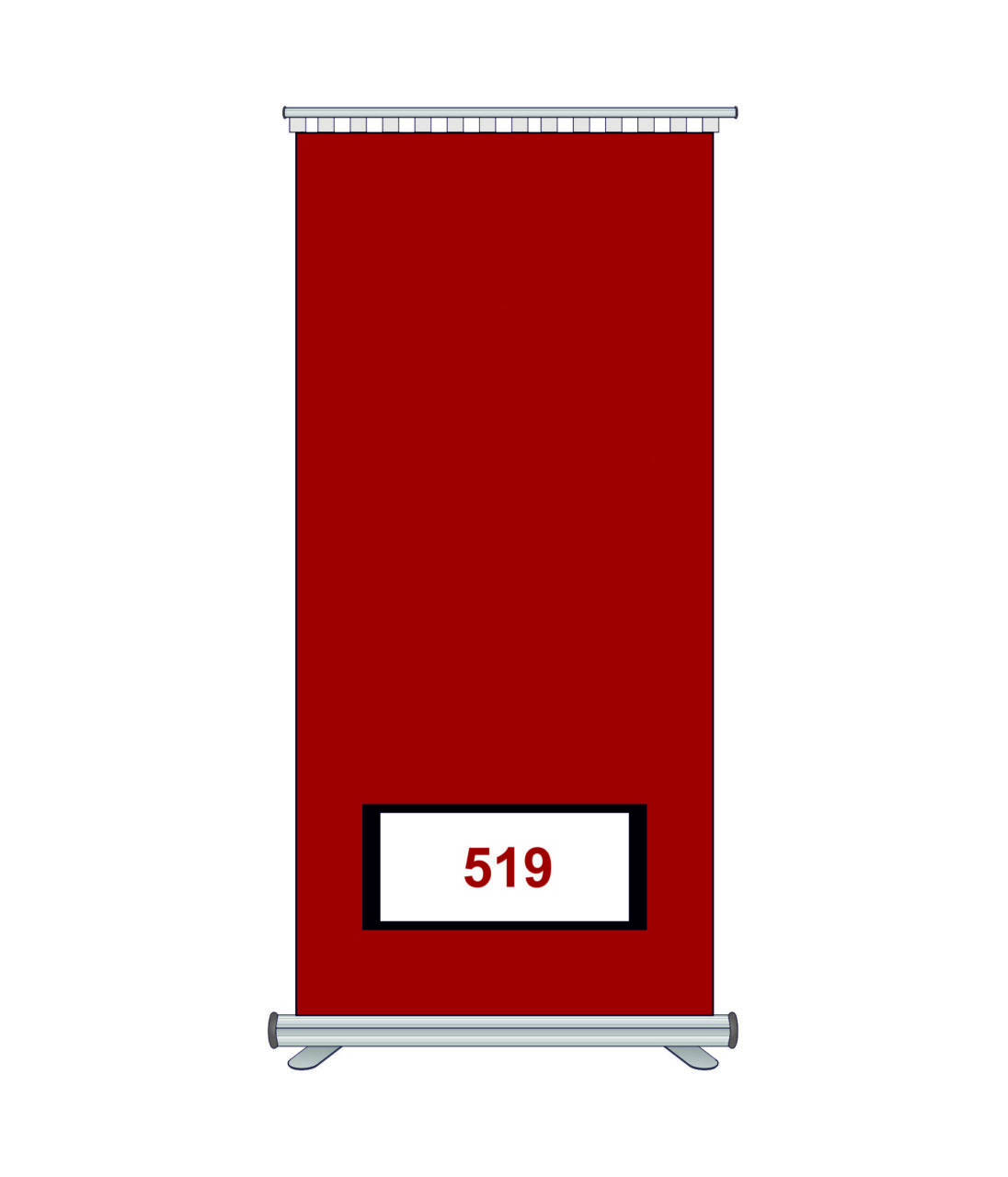 Avery Dennison 519 Kesim Folyosu-Gloss Red