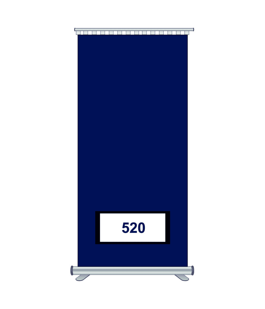 Avery Dennison 520 Kesim Folyosu-Gloss Ultramarine Blue