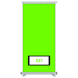 Avery dennison 531 kesim folyosu-gloss lime