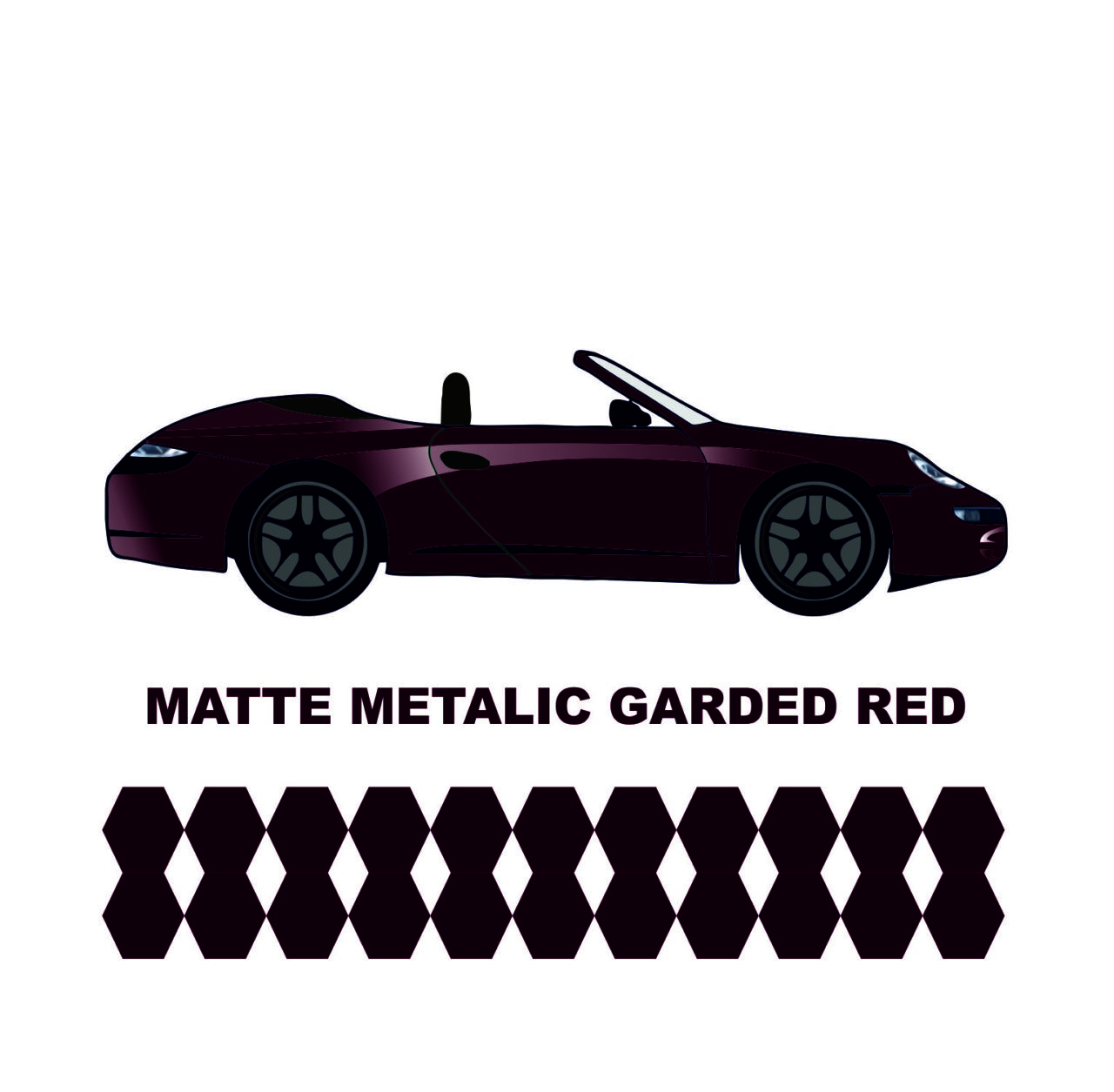 Avery Dennison- Araç Kaplama Folyosu SWF Matt Metallic Garnet Red