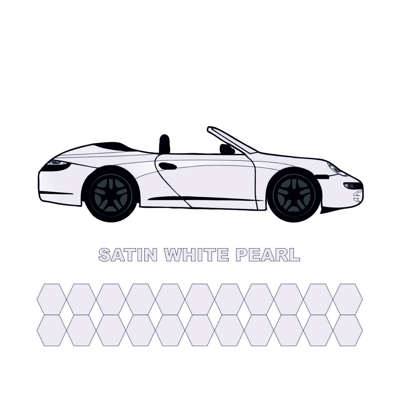 Avery Dennison- Araç Kaplama Folyosu SWF Satin Pearl White