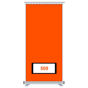 Avery dennison 509 kesim folyosu-gloss orange