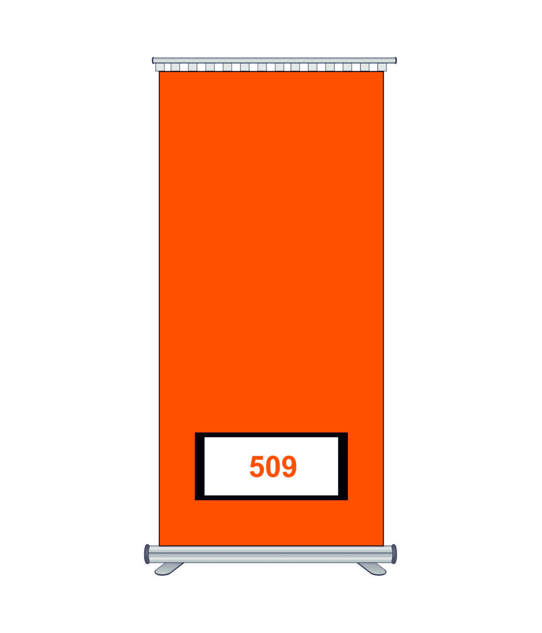 Avery Dennison 509 Kesim Folyosu-Matt Orange