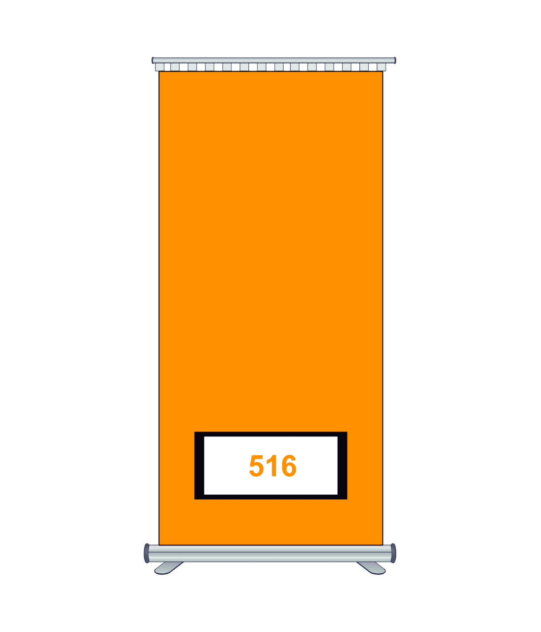 Avery Dennison 516 Kesim Folyosu-Light Orange