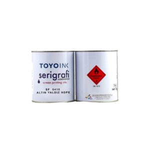 Toyo ink -serigrafi sf 04100 altın yaldız hdpe