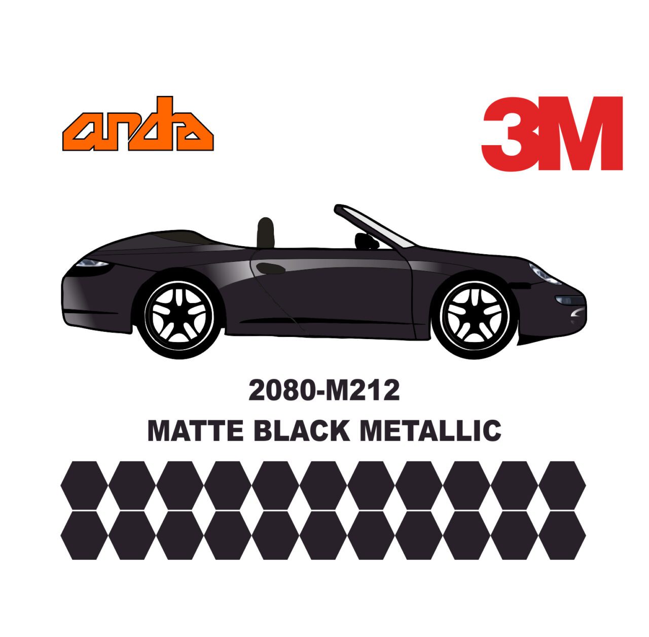 2080-m212 matte black metallic 2080-m212 matte black metallic