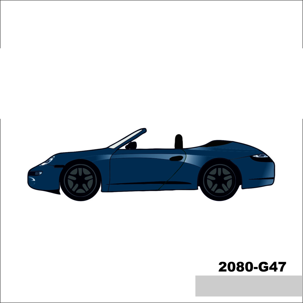 3M Araç Kaplama Folyosu 2080-G47 Parlak İntense Blue