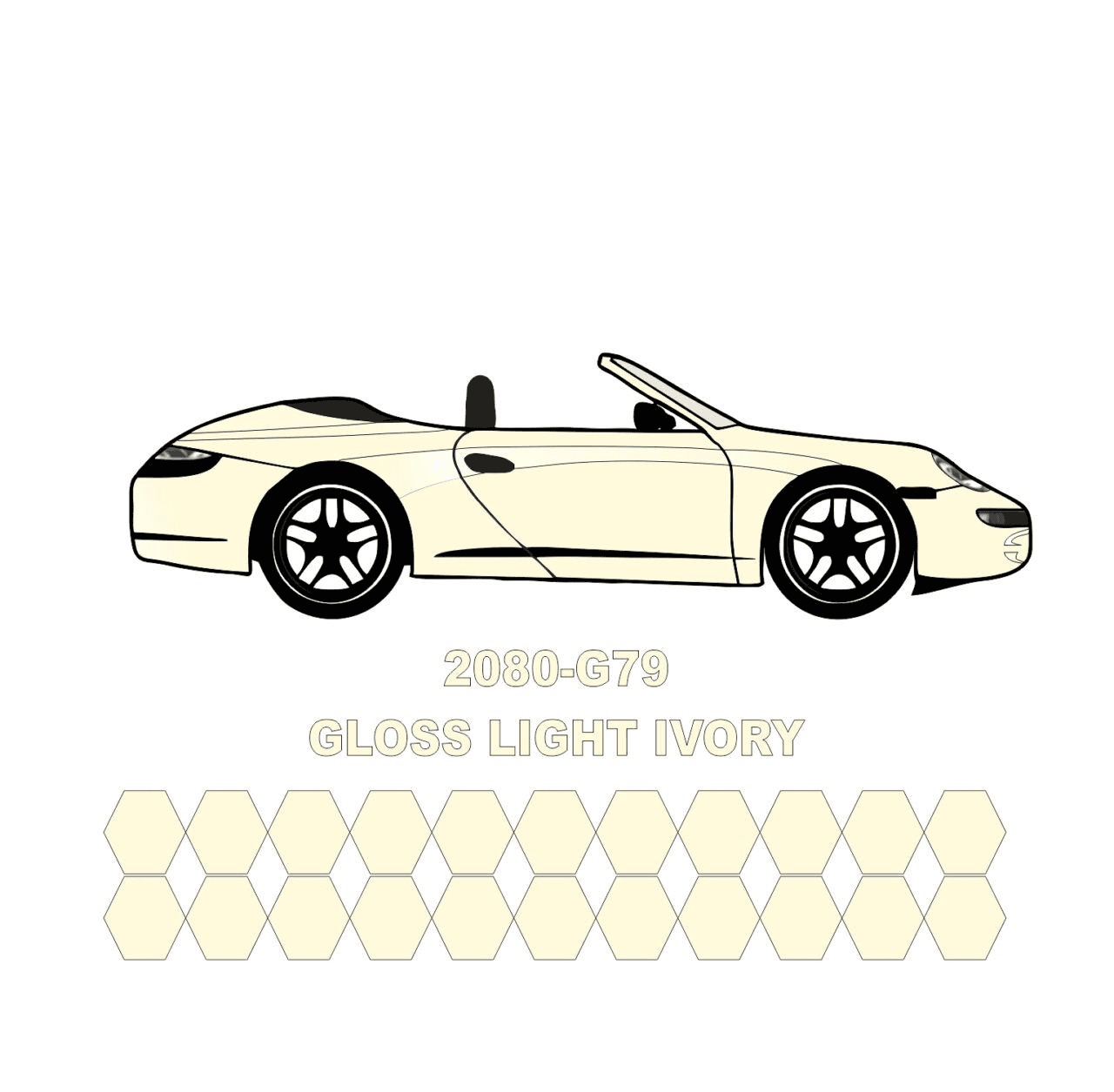 3M Araç Kaplama Folyosu 2080-G79 Light Ivory