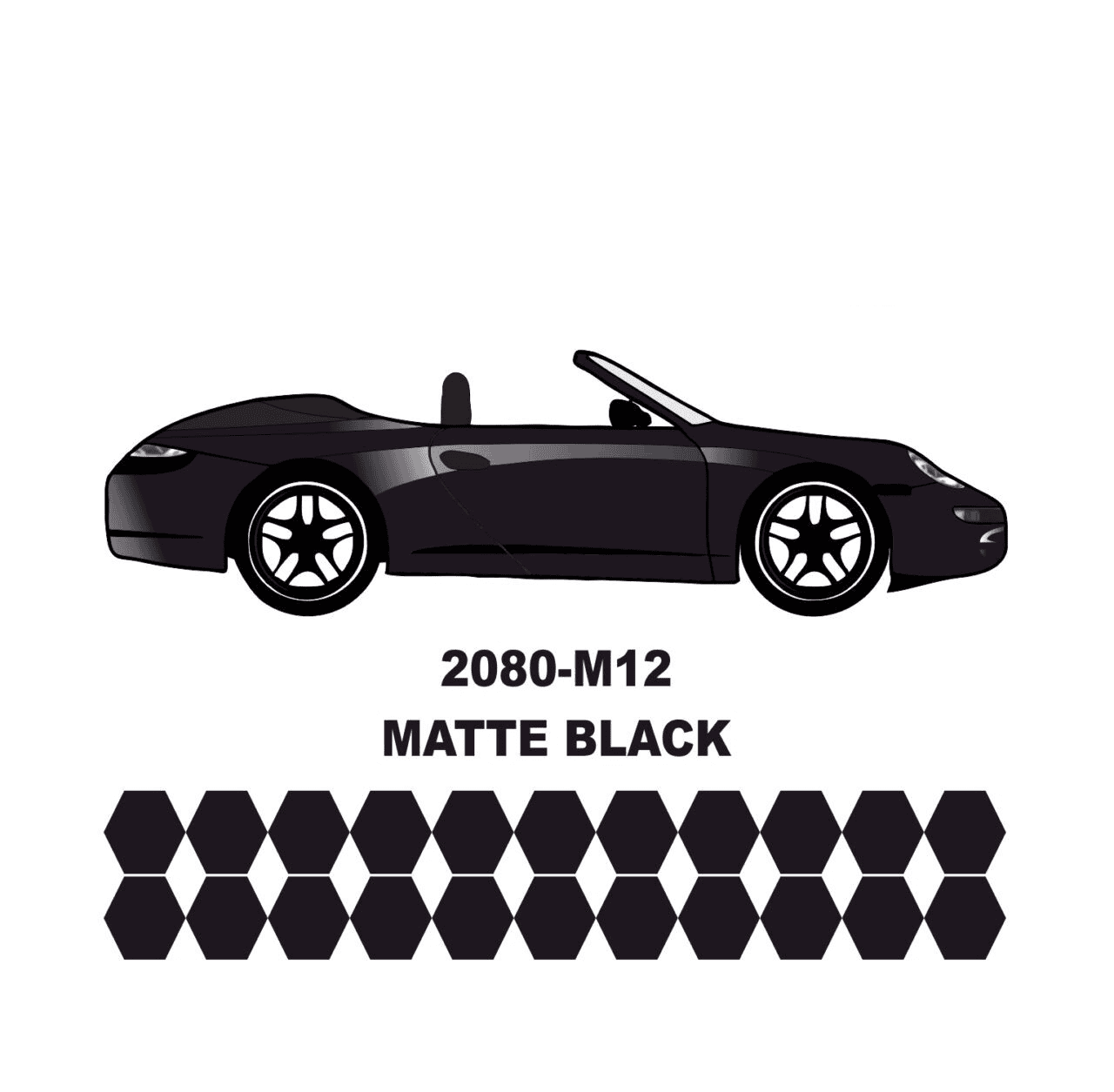3M Araç Kaplama Folyosu 2080-M12 Black