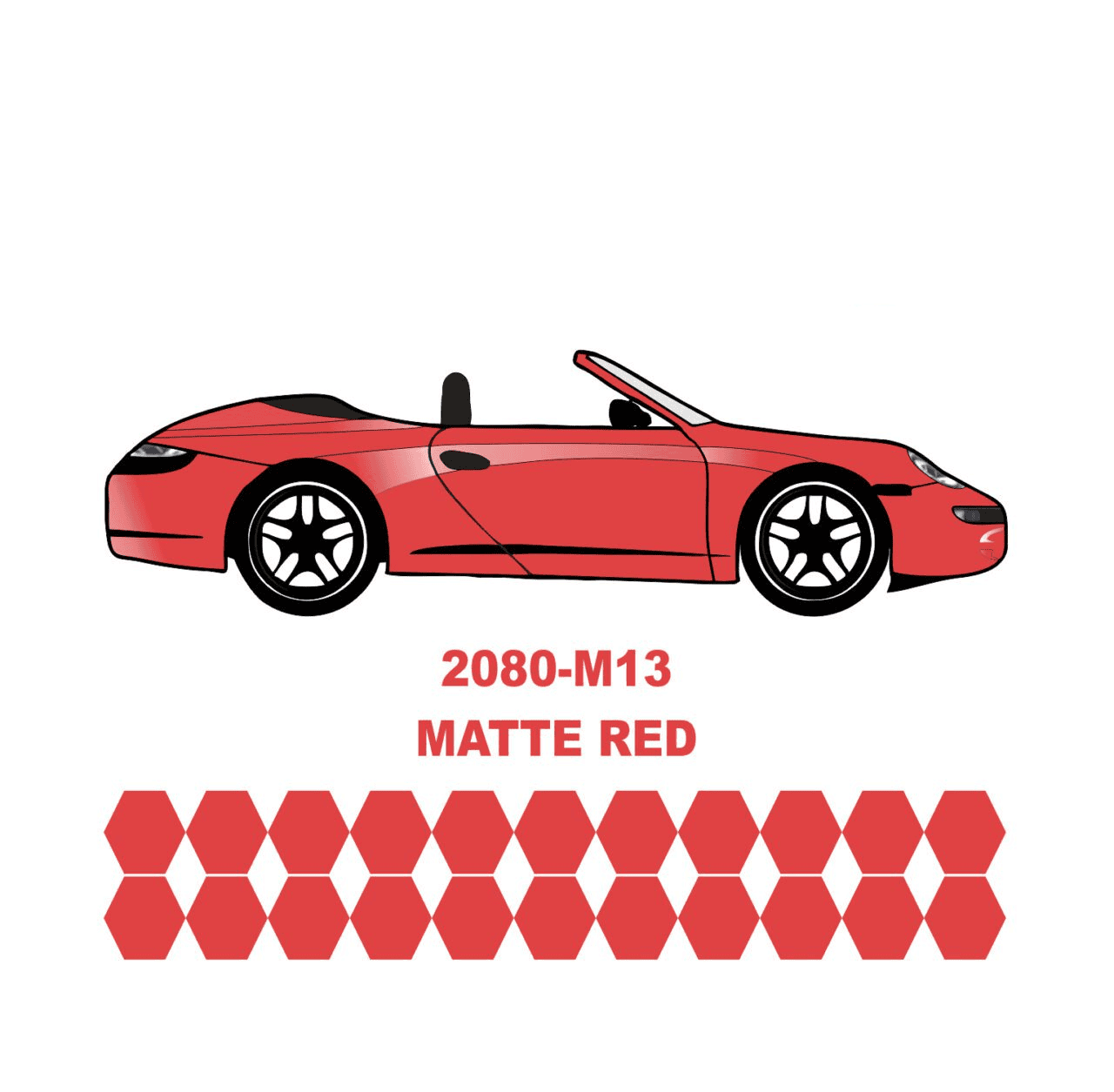 3M Araç Kaplama Folyosu 2080-M13 Red