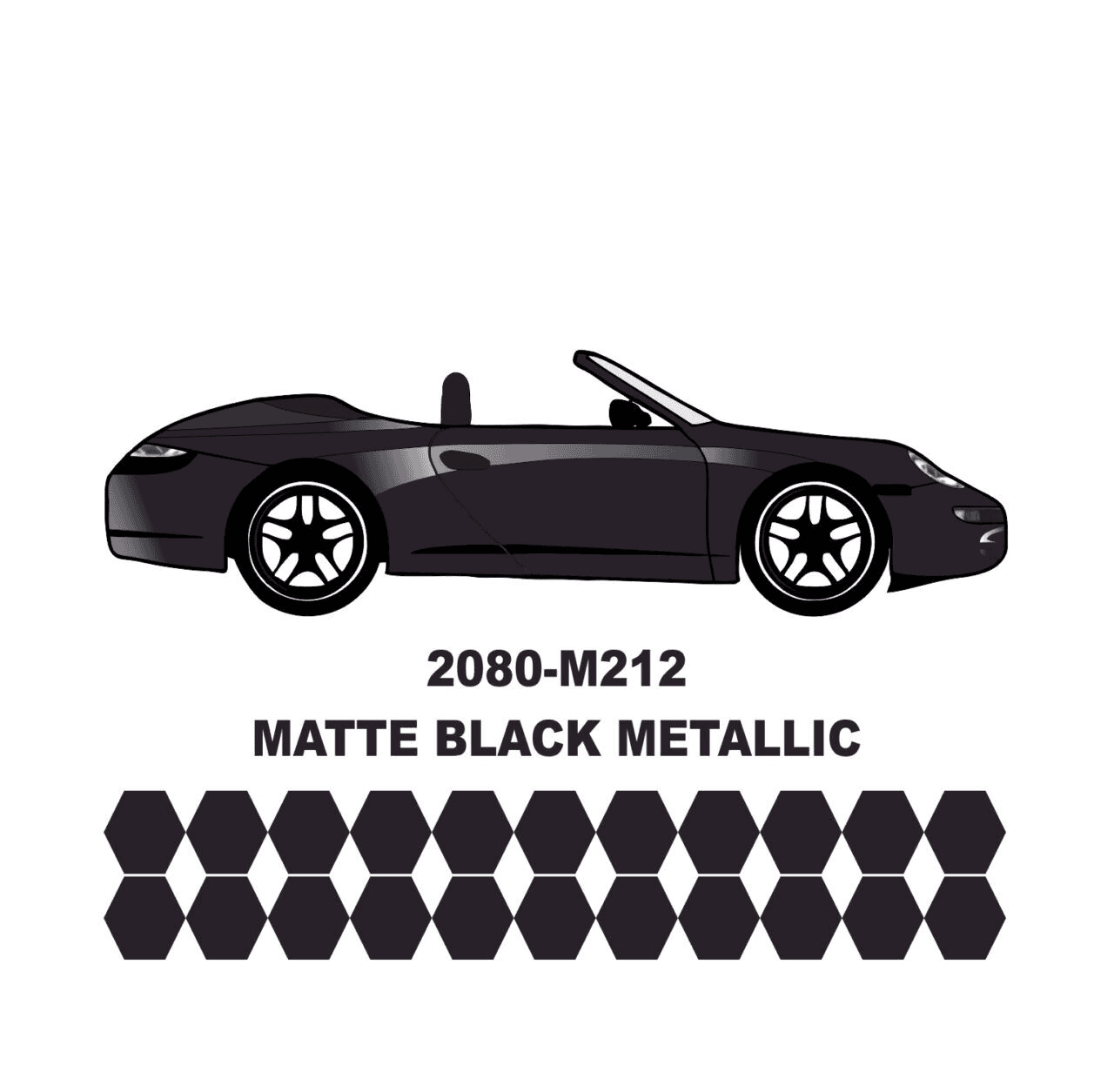 3M Araç Kaplama Folyosu 2080-M212 Black Metallic