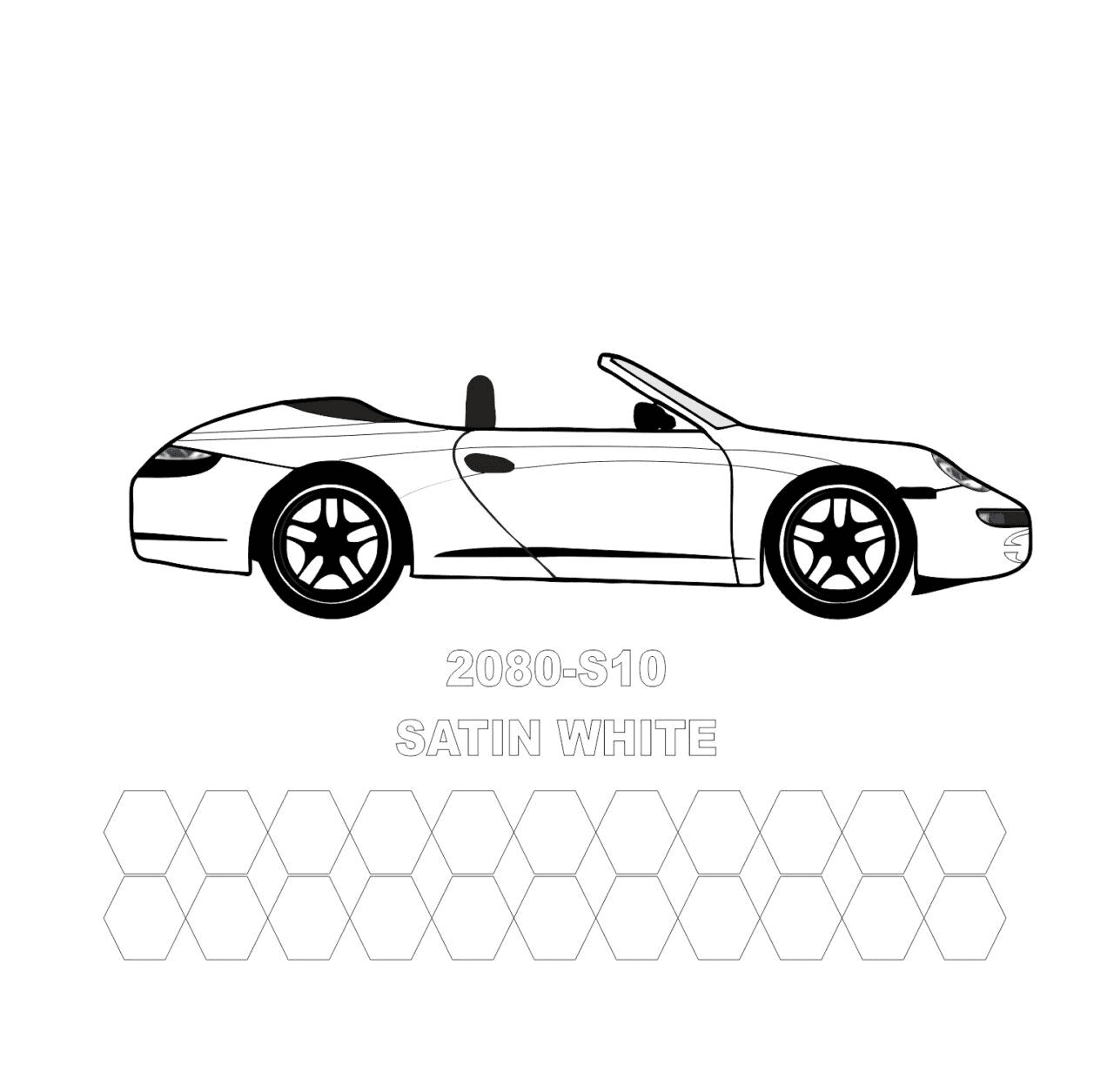 3M Araç Kaplama Folyosu 2080-S10 White