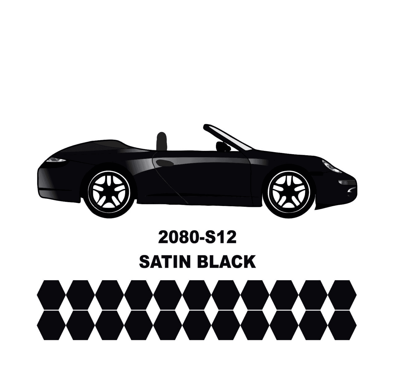 3M Araç Kaplama Folyosu 2080-S12 Black
