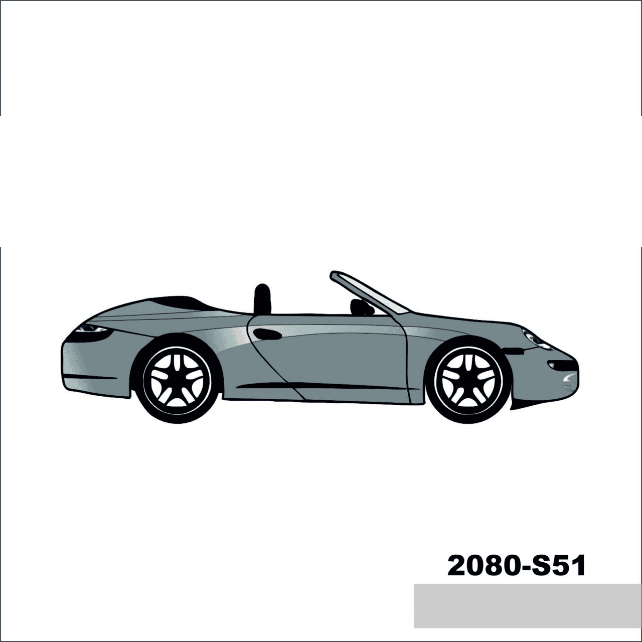 3M Araç Kaplama Folyosu 2080-G251 Gloss Sterling Silver