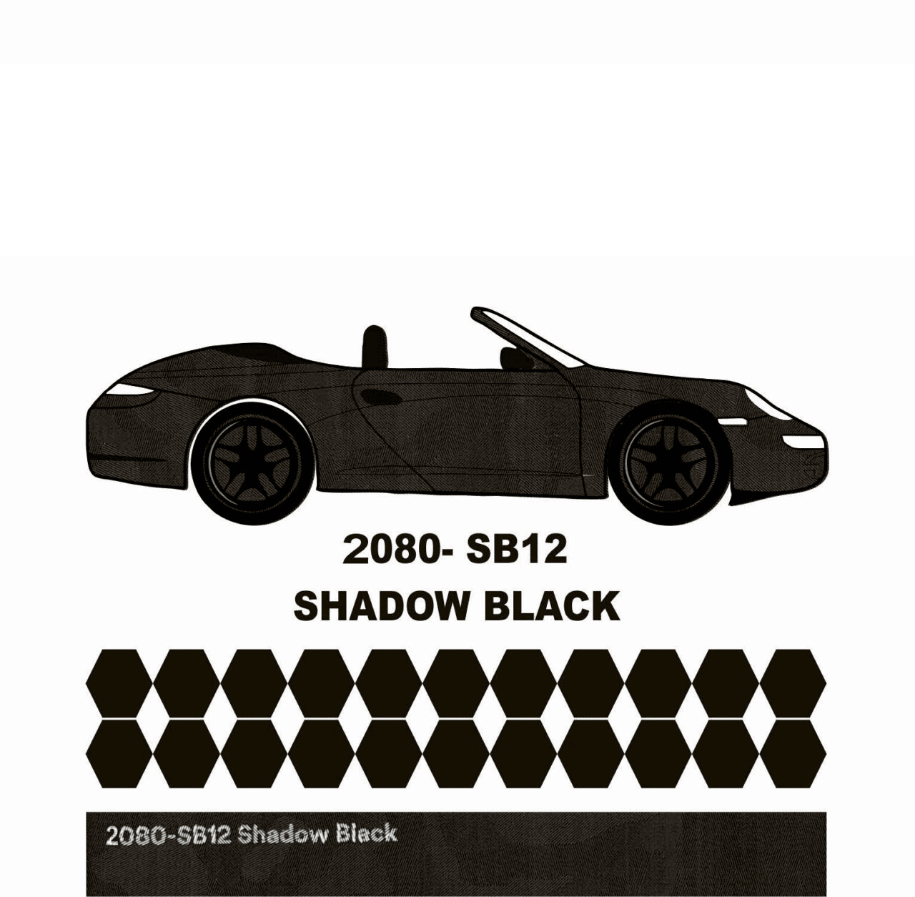 3M Araç Kaplama Folyosu 2080-SB12 Shadow Black