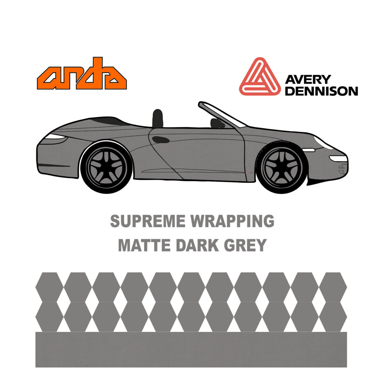 supreme wrapping matte dark grey Supreme wrapping matte dark grey