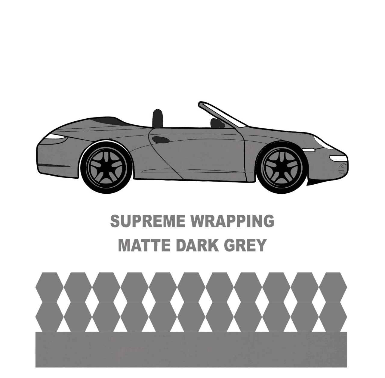 Avery Dennison-Araç Kaplama Folyosu SWF Matte Dark Grey