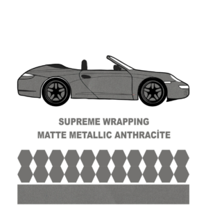 Avery dennison-araç kaplama folyosu swf matte metallic antracite