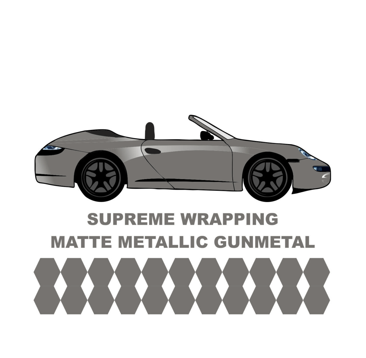 Avery Dennison-Araç Kaplama Folyosu SWF Matte Metallic Gunmetal