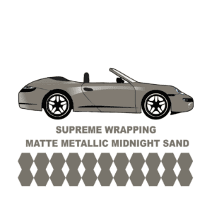 Avery dennison-araç kaplama folyosu swf matte metallic midnight sand