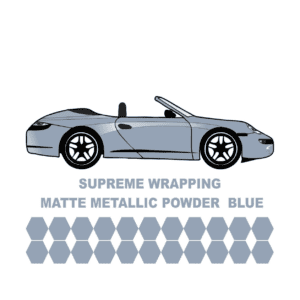 Avery dennison-araç kaplama folyosu swf matte metallic powder blue
