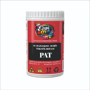 Ezgi su bazlı tekstil boyası pat – dolgun ve tok pat baskı boyası