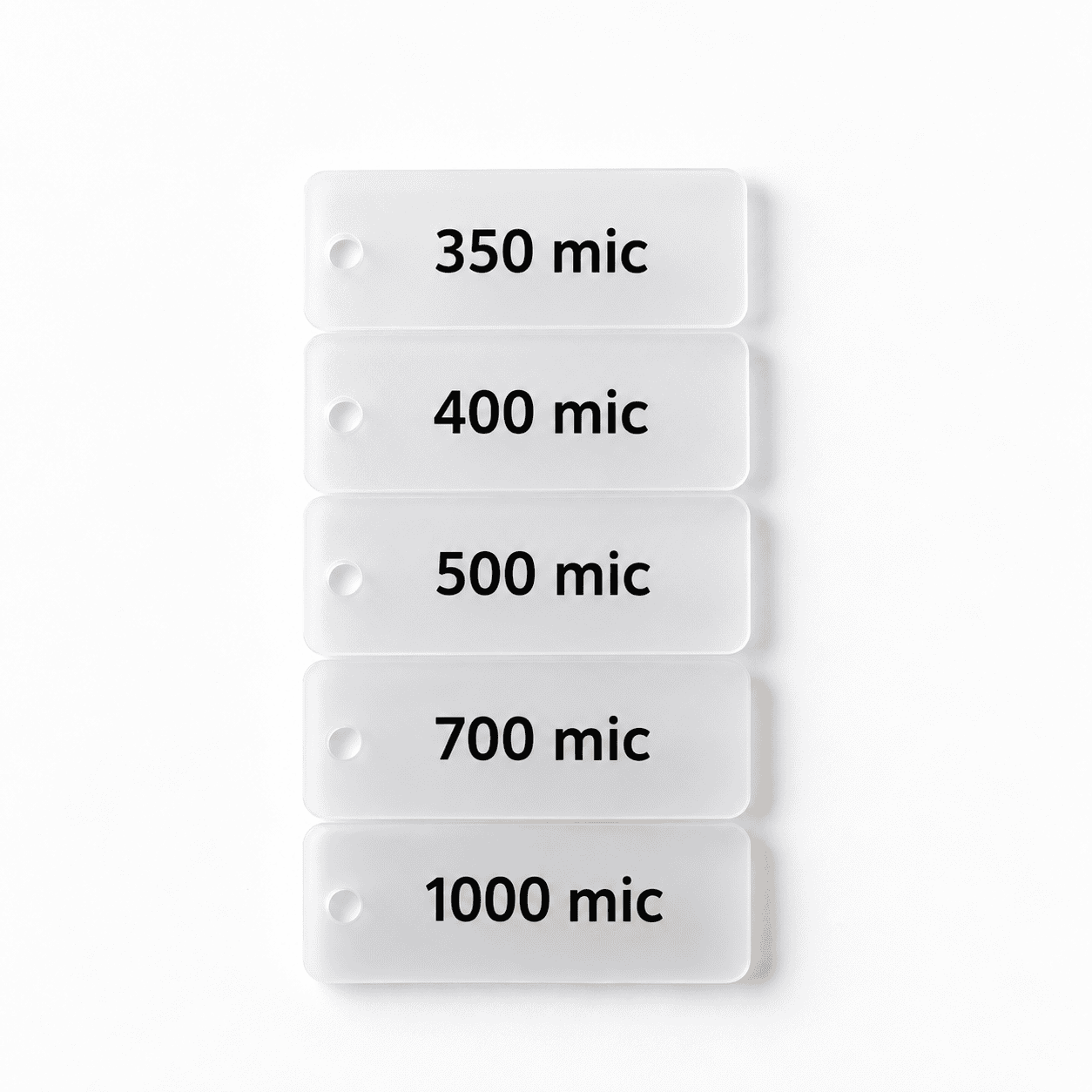 350 mic PP mat şeffaf tabaka