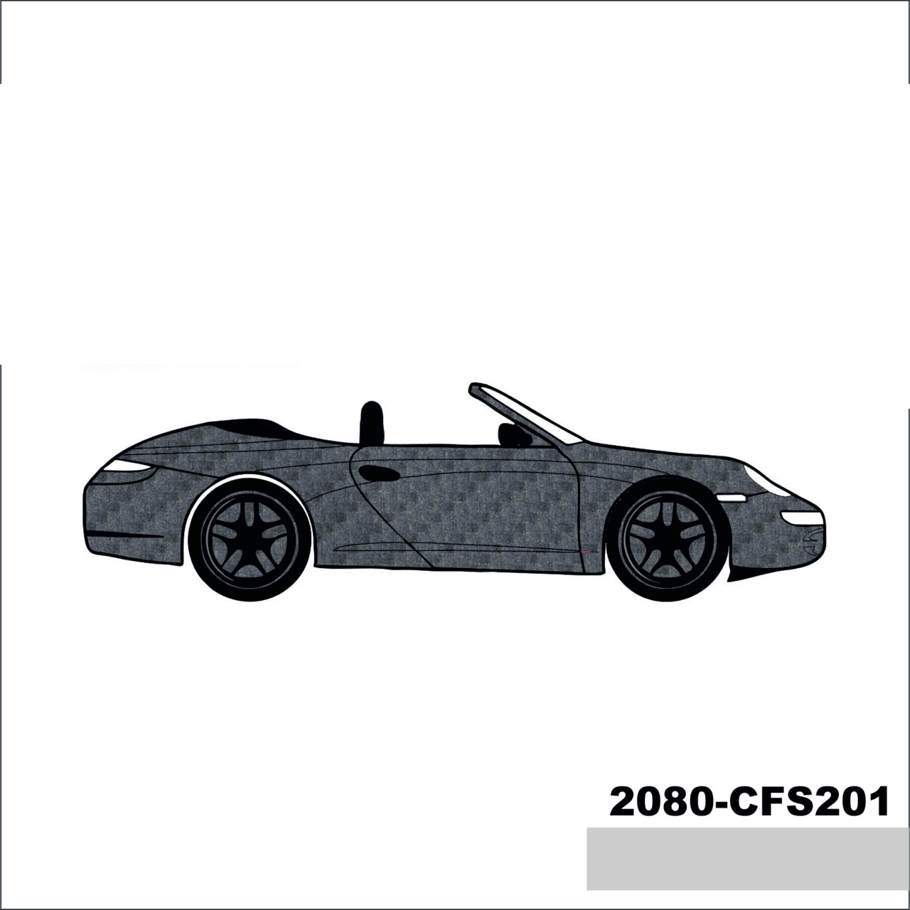3M Araç Kaplama Folyosu 2080-CFS201 Carbon Fiber Anthracite (Kopya)